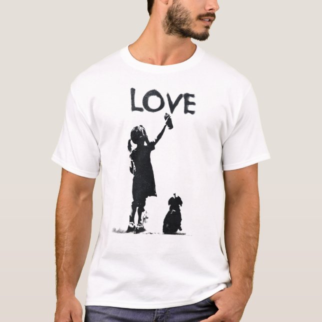Camiseta Grafiti de Amor (Anverso)