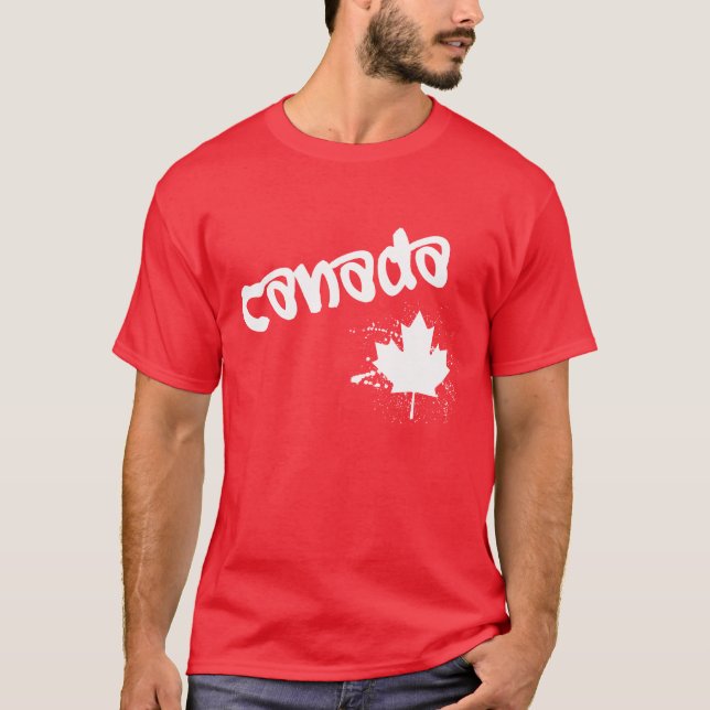 Camiseta Grafiti de Canadá (Anverso)