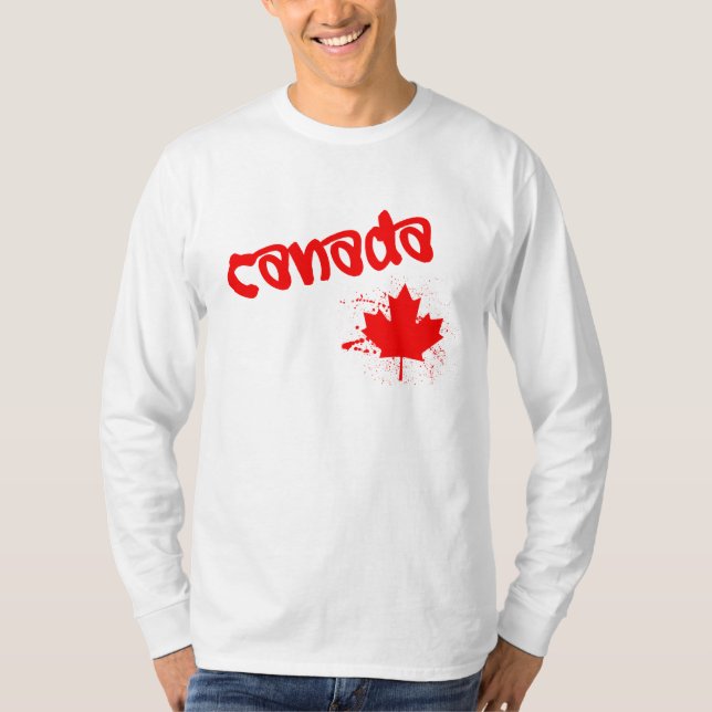 Camiseta Grafiti de Canadá (Anverso)