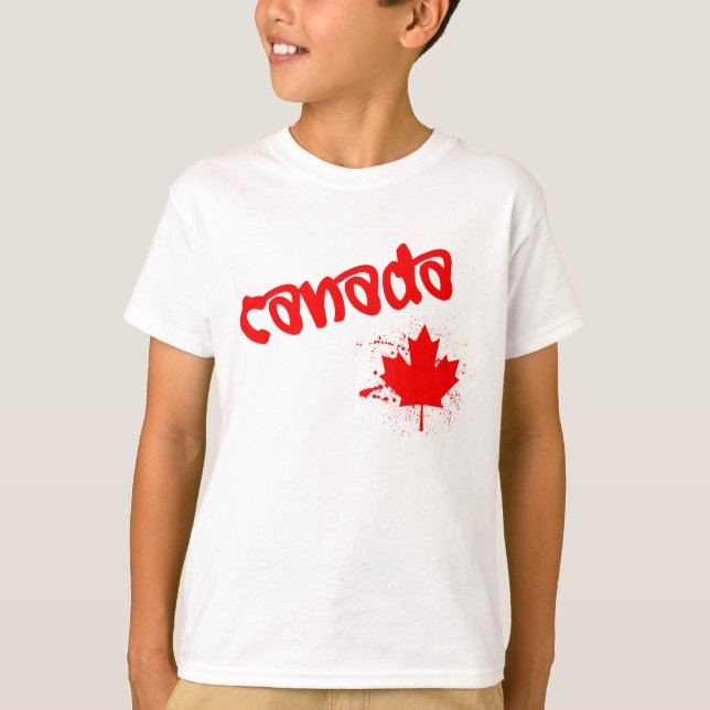 Camiseta Grafiti de Canadá (Anverso)