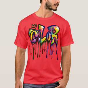 Camiseta Grafiti de color