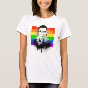 Camiseta Grafiti de la bandera del Orgullo RBG