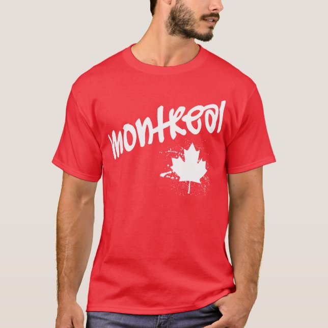 Camiseta Grafiti de Montreal (Anverso)