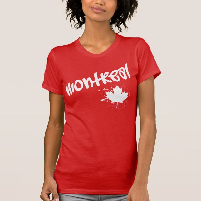 Camiseta Grafiti de Montreal (Anverso)