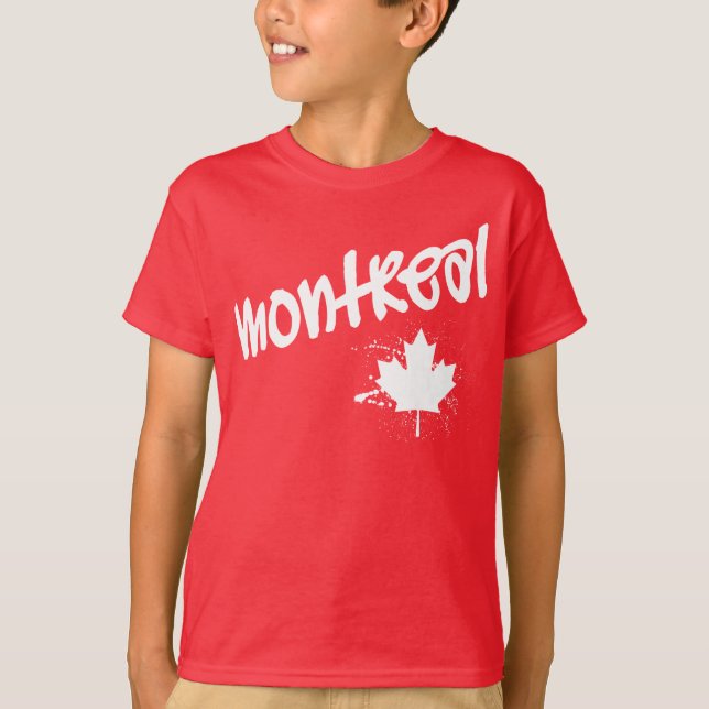 Camiseta Grafiti de Montreal (Anverso)