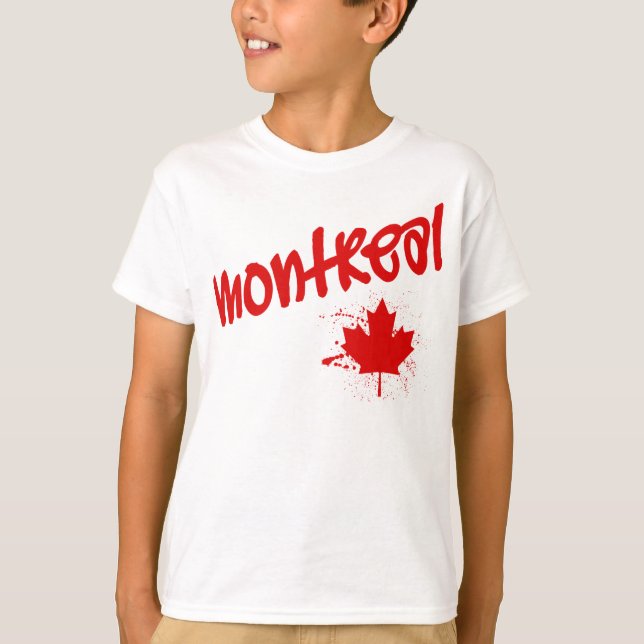 Camiseta Grafiti de Montreal (Anverso)