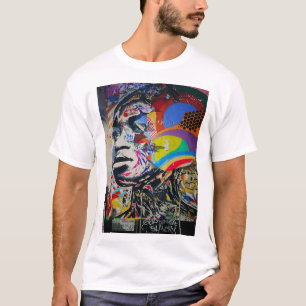 Camiseta Grafiti de mujeres africanas