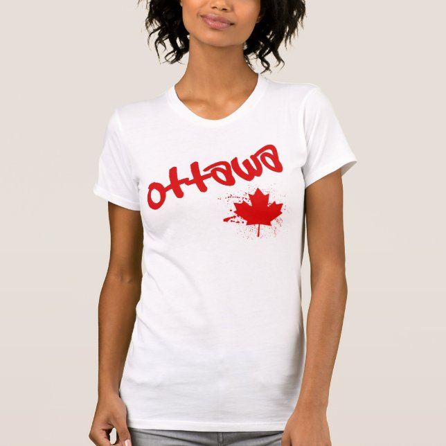 Camiseta Grafiti de Ottawa (Anverso)