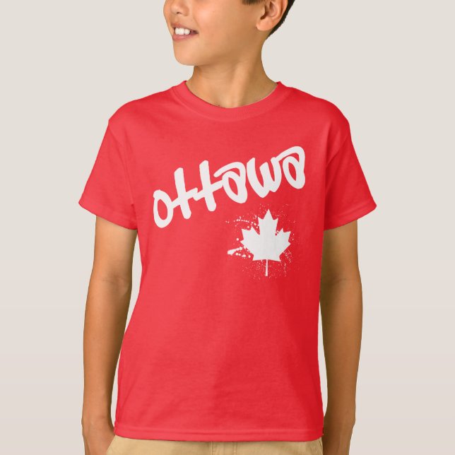 Camiseta Grafiti de Ottawa (Anverso)