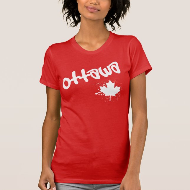 Camiseta Grafiti de Ottawa (Anverso)