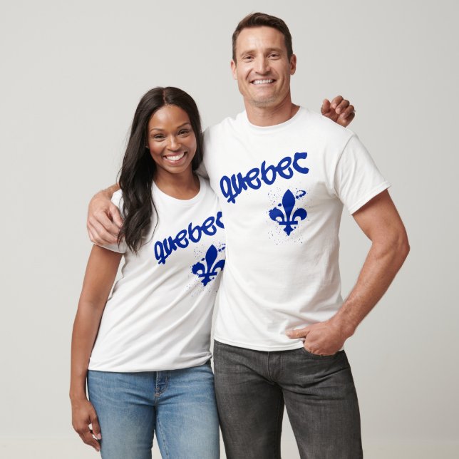 Camiseta Grafiti de Quebec (Unisexo)