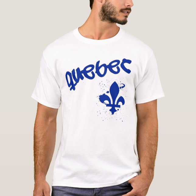 Camiseta Grafiti de Quebec (Anverso)