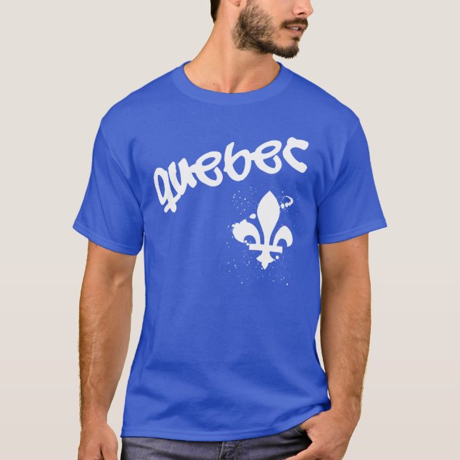 Camiseta Grafiti de Quebec (Anverso)