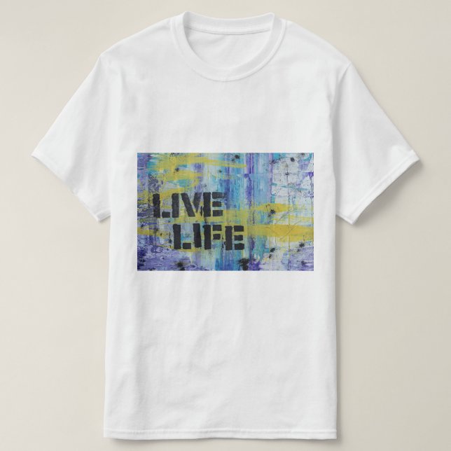 Camiseta Grafiti de vida en vivo (Diseño del anverso)