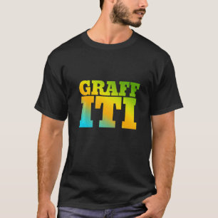 Camiseta Grafiti Diseñado Con Colores Naturales