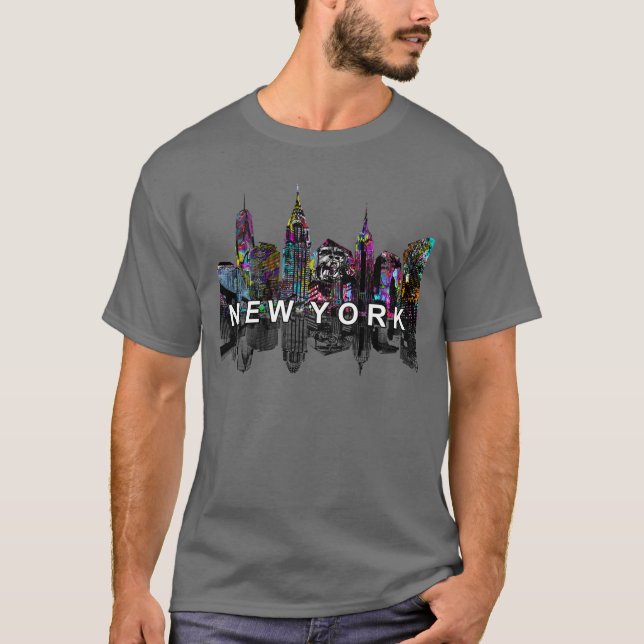 Camiseta Grafiti en Nueva York (Anverso)