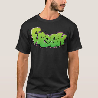 Camiseta Grafiti fresco al estilo gráfico