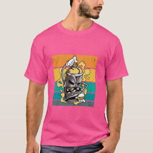 Camiseta Grafiti Grump Furia spray etiquetando arte calleje