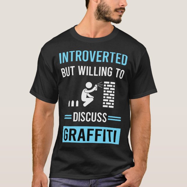Camiseta Grafiti introvertido (Anverso)