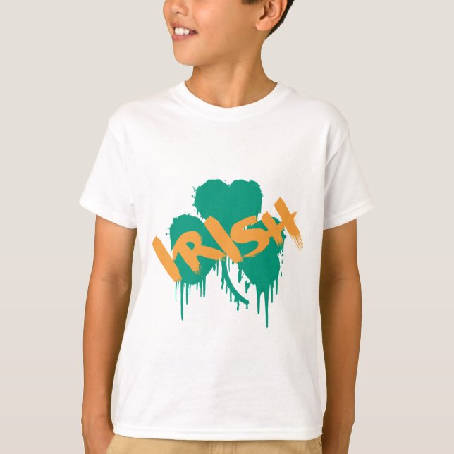 Camiseta Grafiti Irlandés (Anverso)