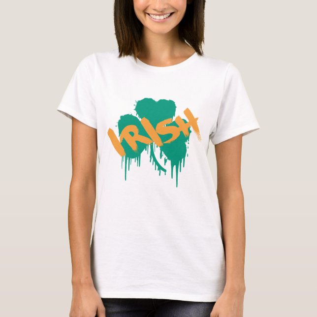 Camiseta Grafiti Irlandés (Anverso)