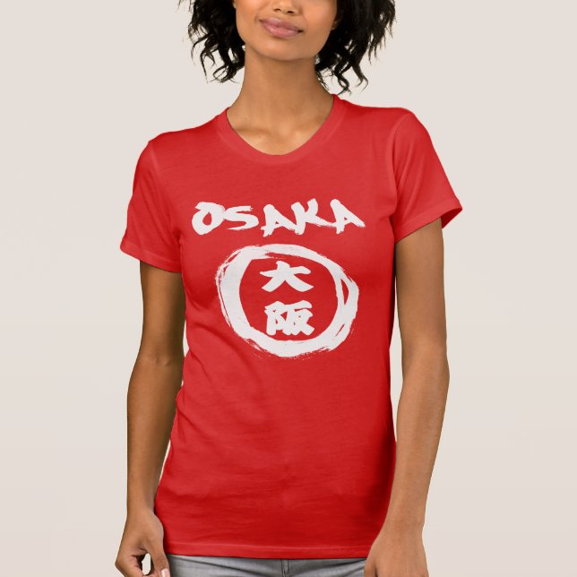 Camiseta Grafiti Kanji de Osaka (Anverso)