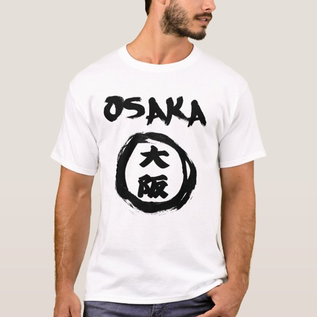 Camiseta Grafiti Kanji de Osaka (Anverso)