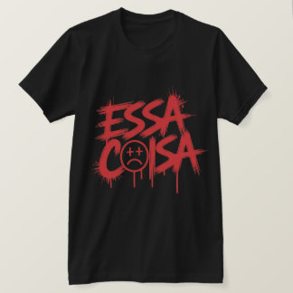Camiseta Grafiti Rojo "ESSA COISA" | 