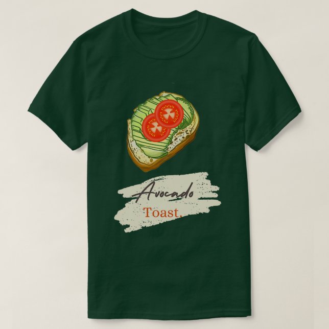 Camiseta Grafito de aguacate (Diseño del anverso)