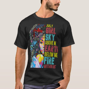 Camiseta Grafitti Julio Chica Chica afroamericano negro muj