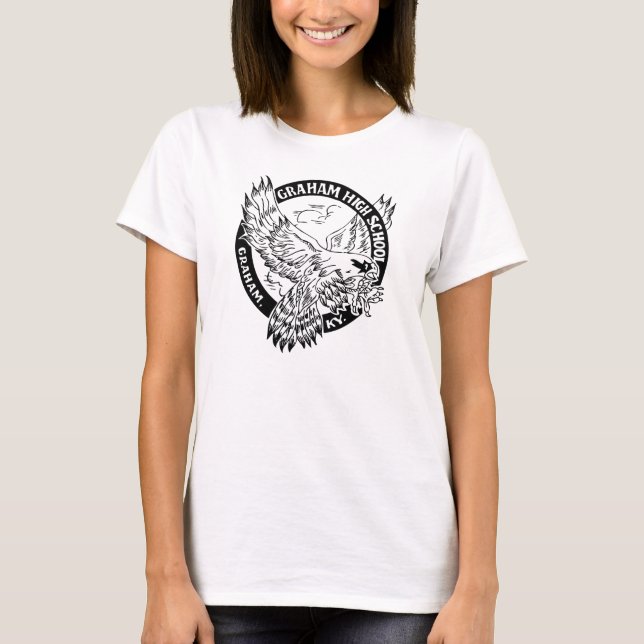 Camiseta Graham High School relajó a la luchadora T (Anverso)