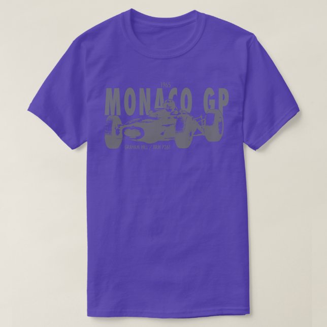 Camiseta Graham Hill de Mónaco GP 1965 (Diseño del anverso)