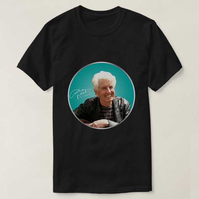 Camiseta Graham Nash Signature Gift Para Los Fans (Diseño del anverso)