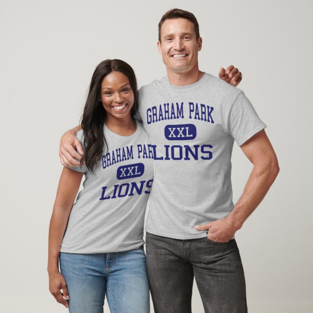 Camiseta Graham Park Lions Middle Triangle Virginia (Unisexo)