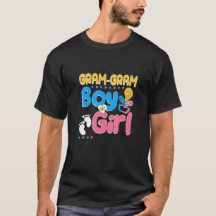Camiseta Gram Gram rosa o azul te ama a la mejor abuela de 