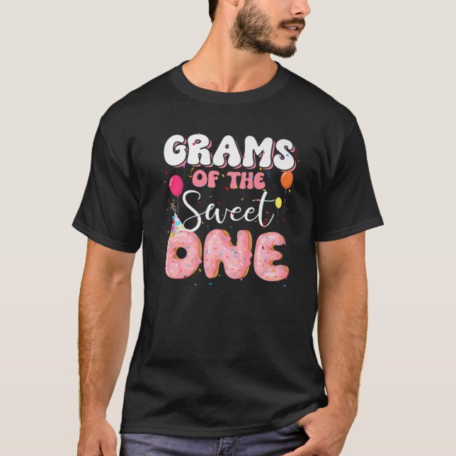 Camiseta Gramas De Cumpleaños One Doughnut 1ª Familia B-Da (Anverso)