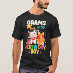 Camiseta Gramas De La Familia De Animales De La Granja De V