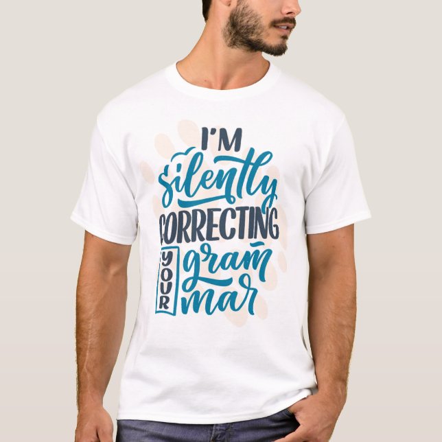 Camiseta gramática 7 (Anverso)