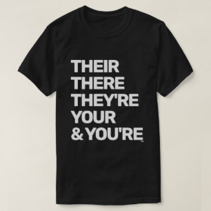 Camiseta Gramática apropiada