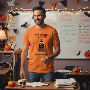 Camiseta Gramática divertida de Halloween Bruja Guay profes
