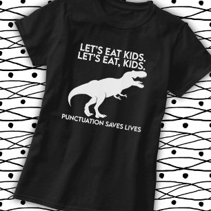 Camiseta Gramática divertida de los dinosaurios