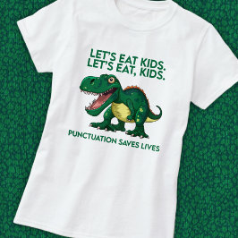 Camiseta Gramática divertida de los dinosaurios