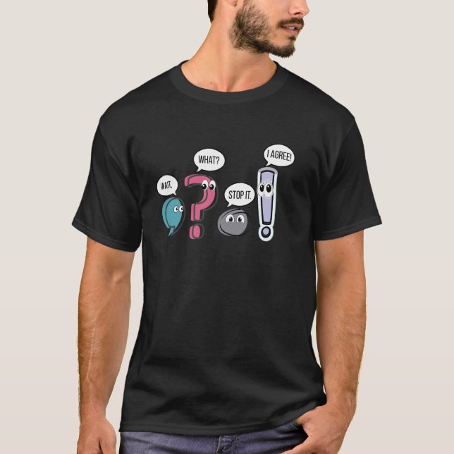 Camiseta Gramática divertida, Espera Qué Paro Estoy De Acue (Anverso)