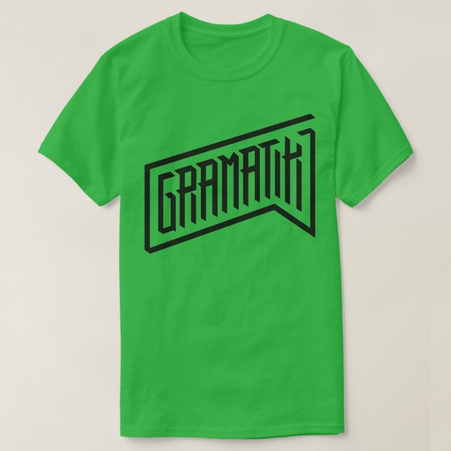 Camiseta Gramatik (logotipo) (Diseño del anverso)
