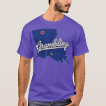 Camiseta Grambling Louisiana LA Map<br><div class="desc">Grambling Louisiana LA Map  .</div>