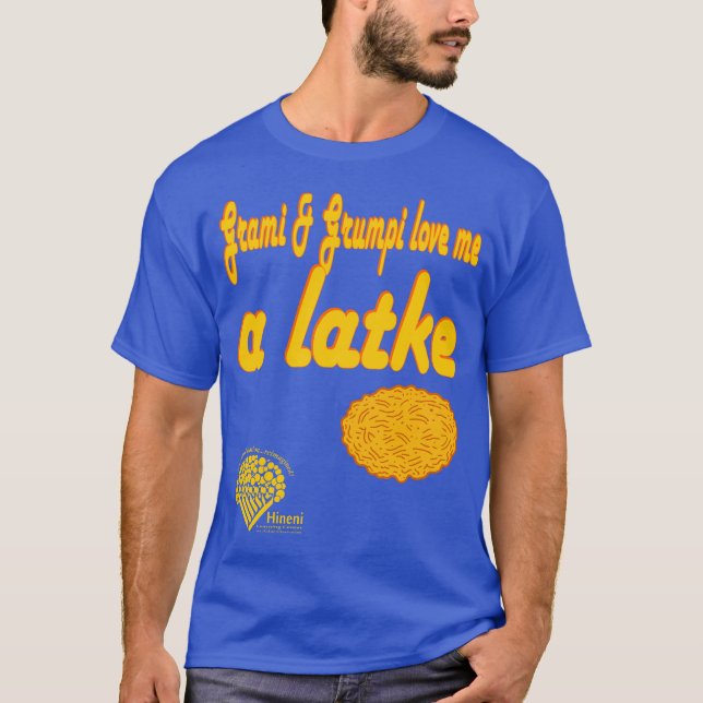 Camiseta Grami & Grumpi Love Me a Latke (Anverso)