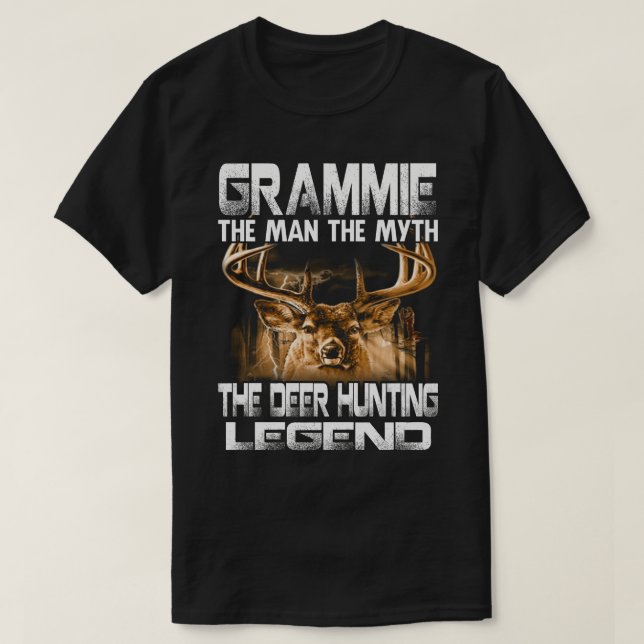Camiseta GRAMIE El Hombre El Mito La Leyenda De La Caza De  (Diseño del anverso)