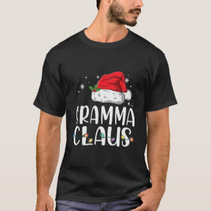 Camiseta Gramma Claus Navidades T-Shirt Pajamas Santa