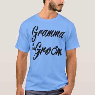 Camiseta Gramma Del Partido De La Boda De Groom Que Coincid