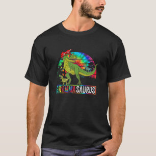 Camiseta Gramma Dinosaur Funny Dad Grammasaurus 2 Two Kids